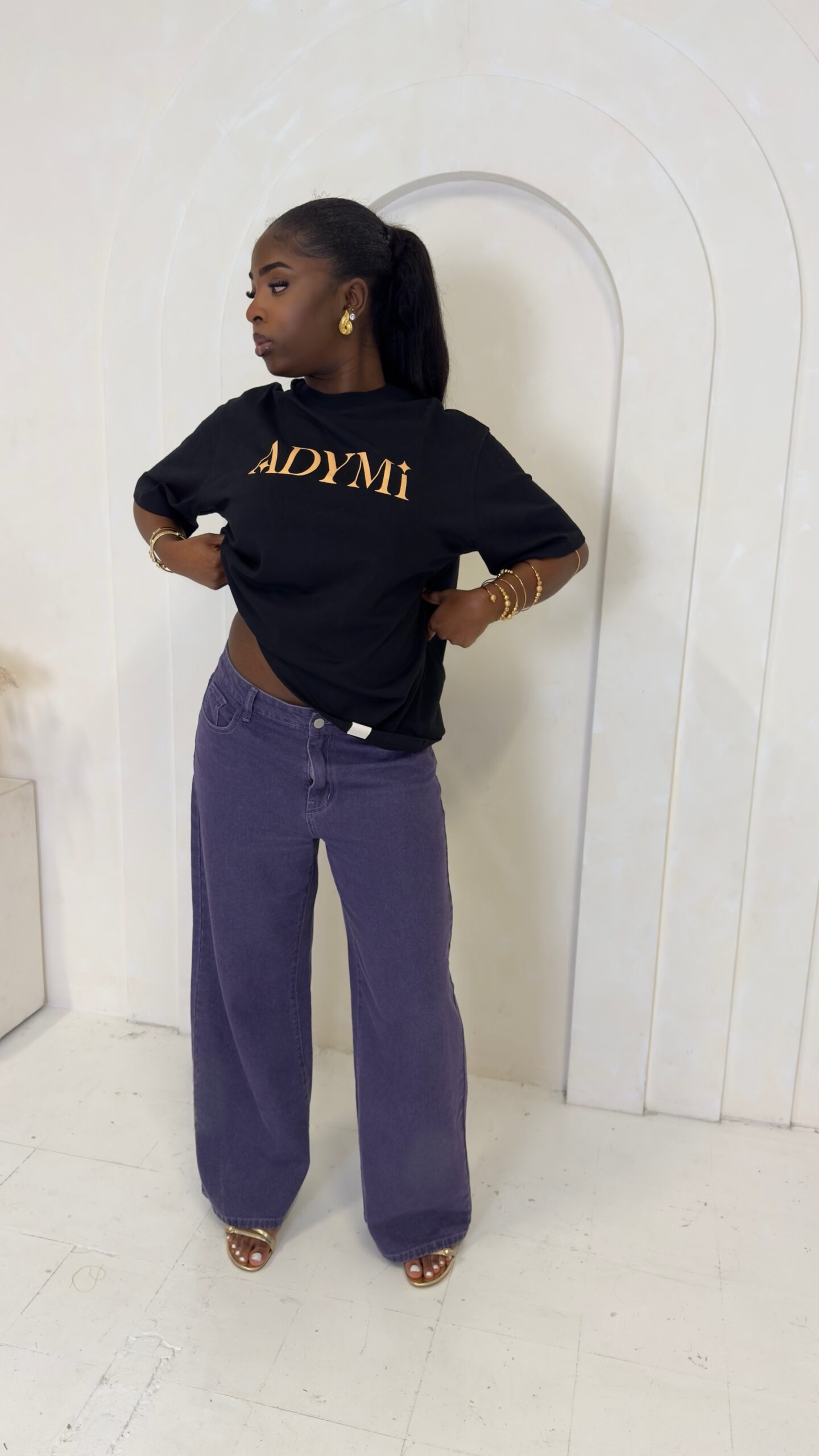 The Amethyst Aura Wide-Leg Jean