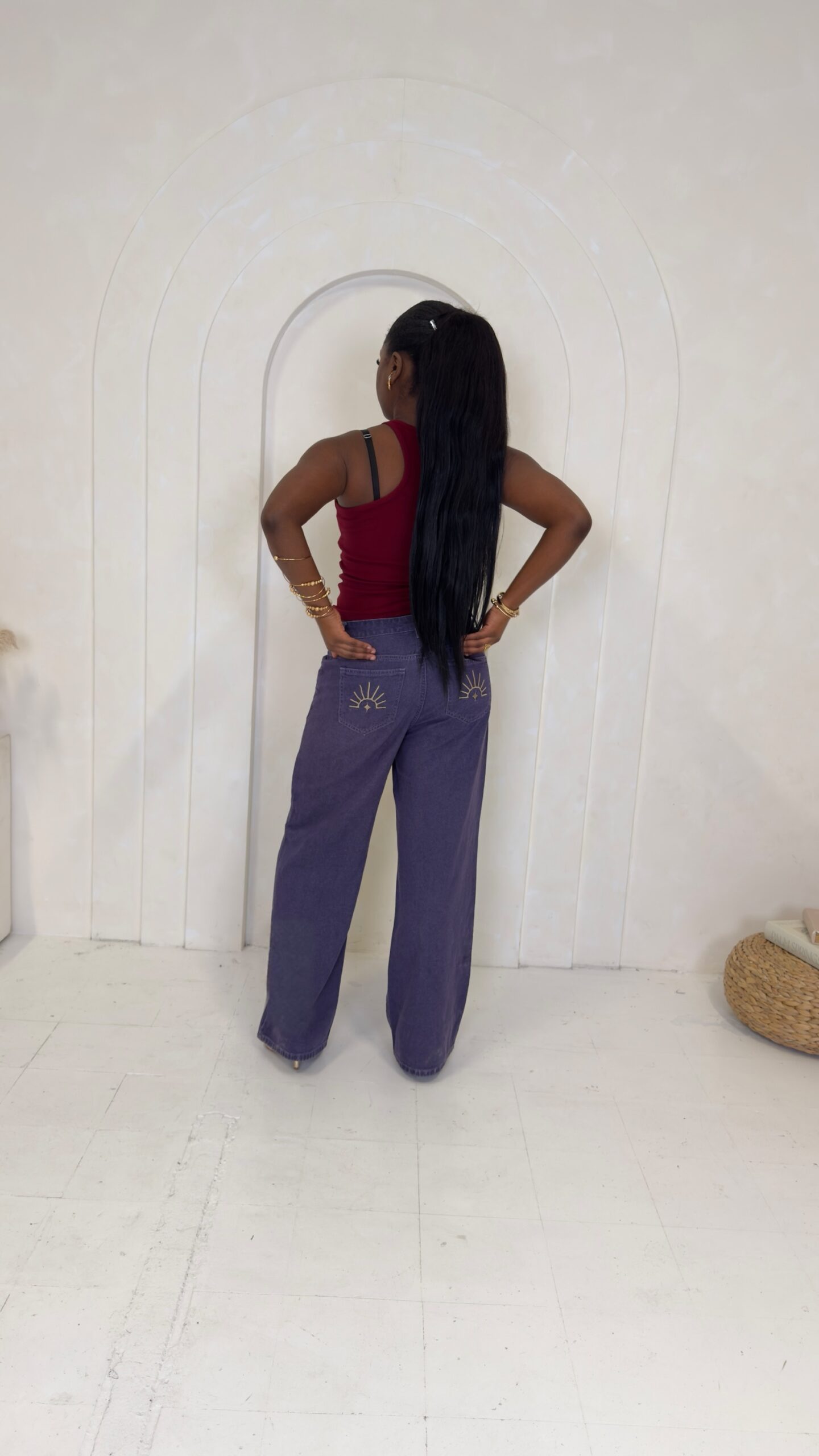 The Amethyst Aura Wide-Leg Jean - Image 2