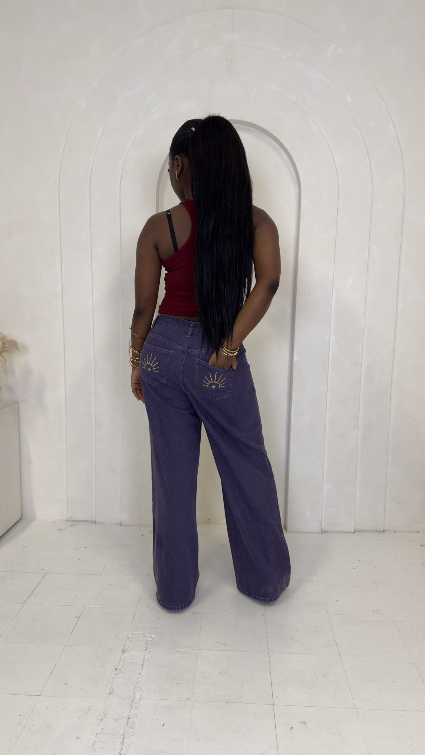 The Amethyst Aura Wide-Leg Jean - Image 4