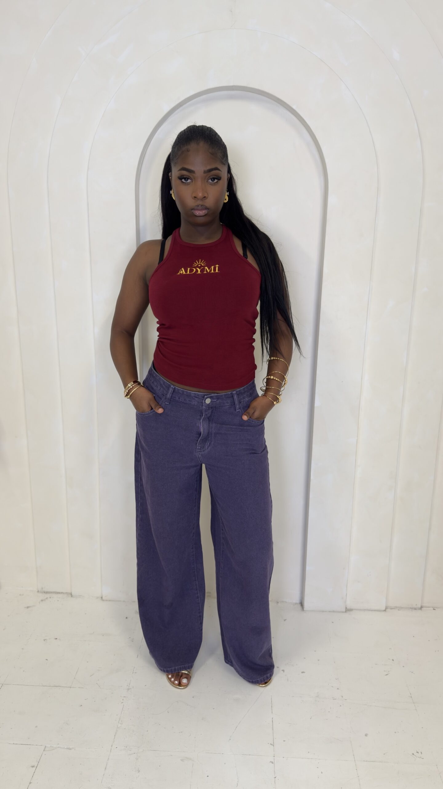 The Amethyst Aura Wide-Leg Jean - Image 3